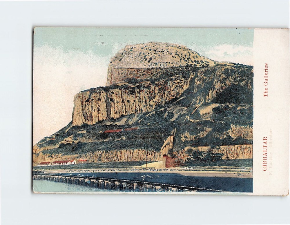 Postcard The Galleries Gibraltar British Overseas Territory
