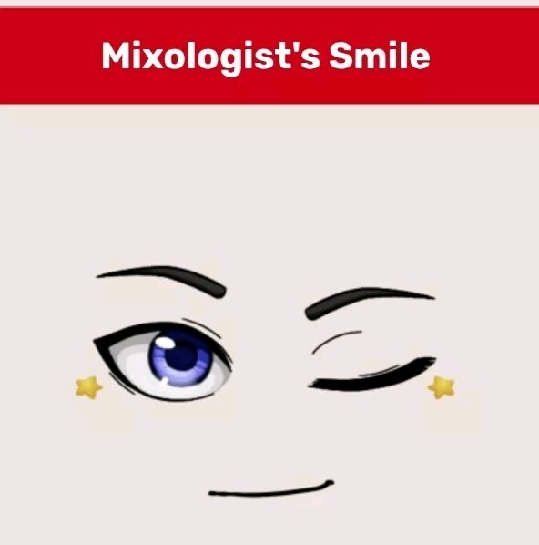 ROBLOX Toys ROYALE HIGH Mixologist's Smile Toy Code ONLY Sent Through Messages