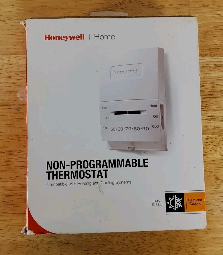 Honeywell Heat And Cooling  Non Programmable Thermostat Model CT51N1007 Manual