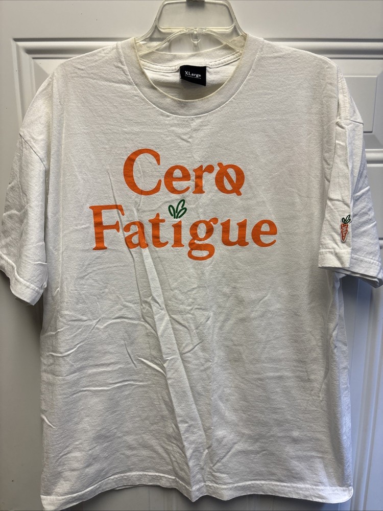 🥕Carrots x Smino “Cero Fatigue” T-Shirt – Size XL – Rare Deadstock Collab 🥕