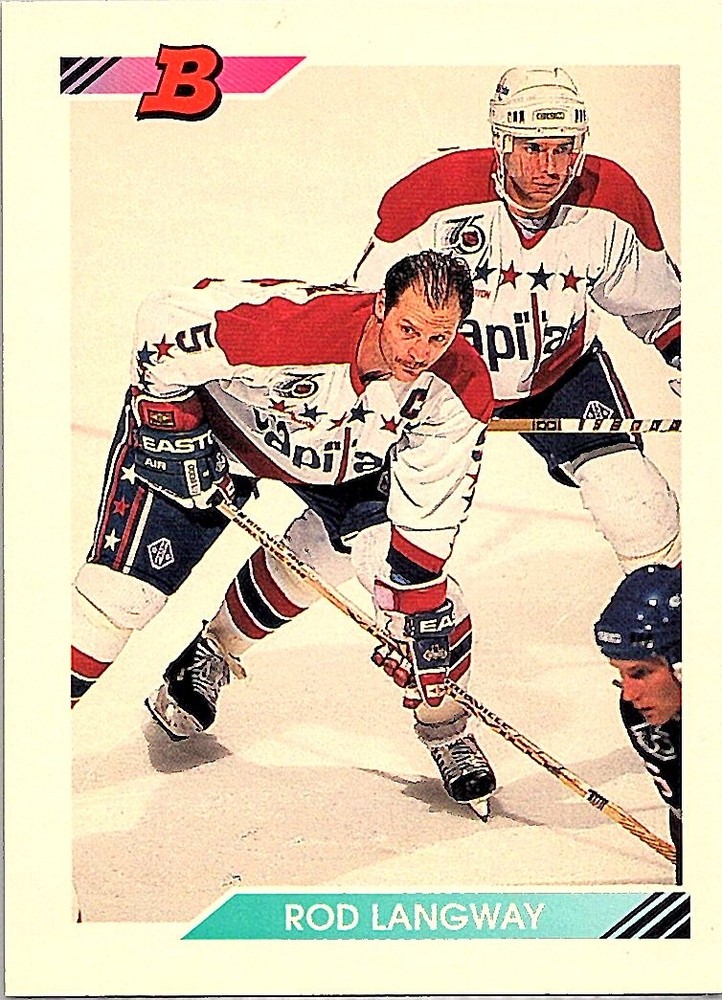 1992-93 Bowman #279 Rod Langway Washington Capitals