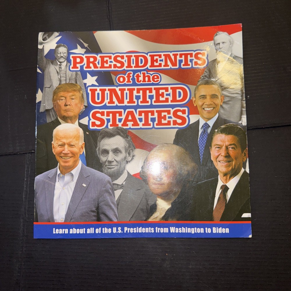 United States Presidents All From Washington to Trump P/B Book 8