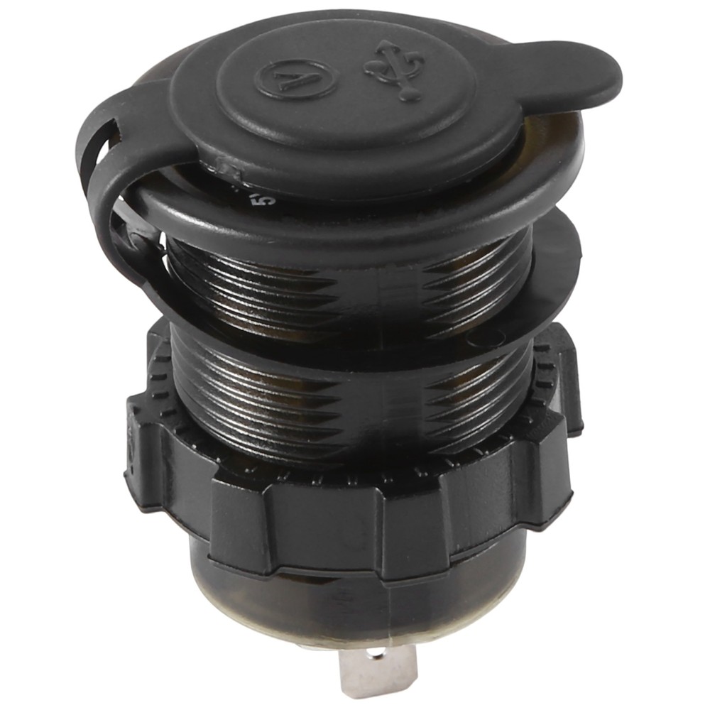 Dual USB Car Charger with Bluetooth & Digital Display for Two Devices