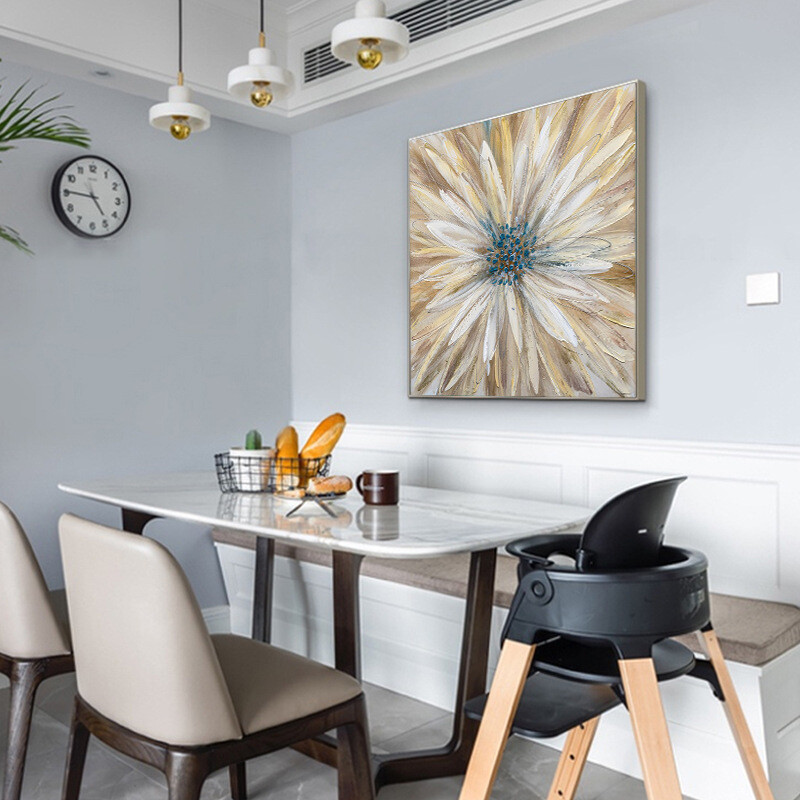 Hand Painted Oil Painting Flower Living Room Wall Art Decoration Painting