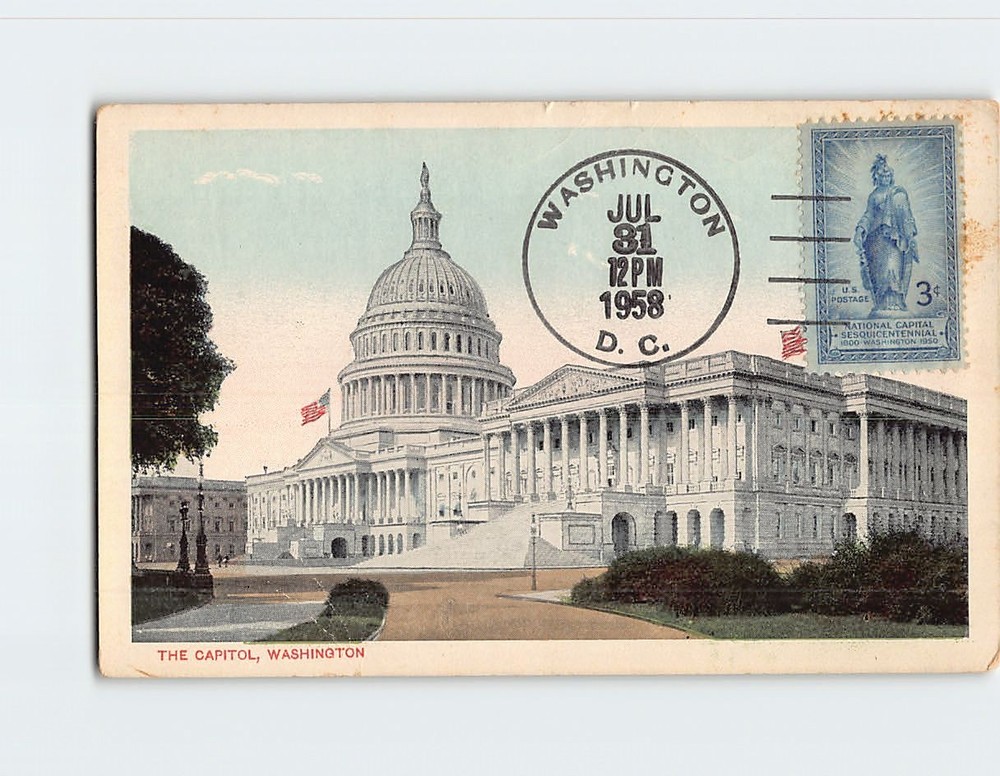 Postcard The Capitol Washington DC USA