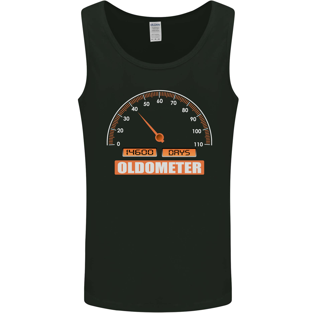 40th Birthday 40 Year Old Ageometer Funny Mens Vest Tank Top