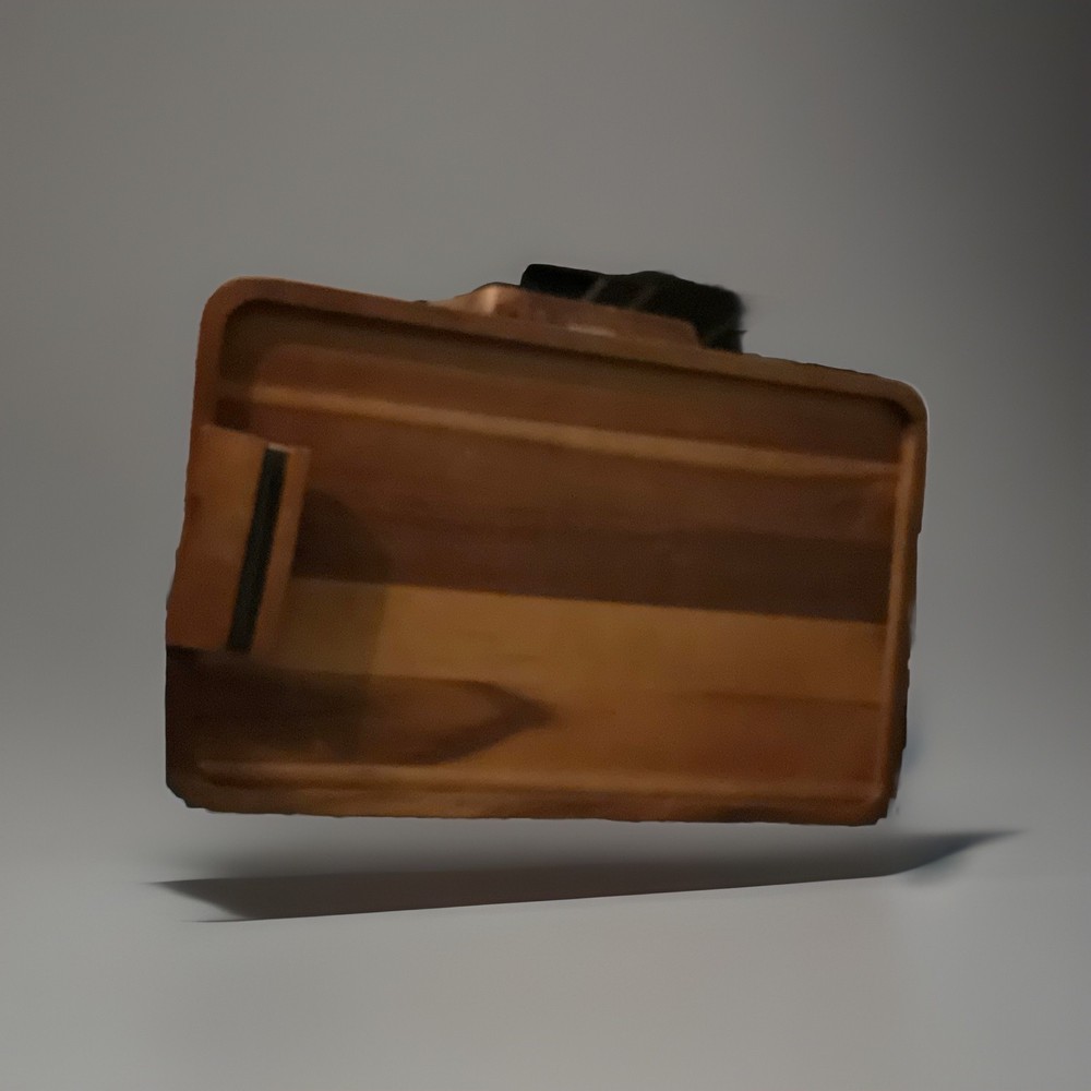 Acacia Wood Clip-On Sofa Arm Tray Table for Couches-image