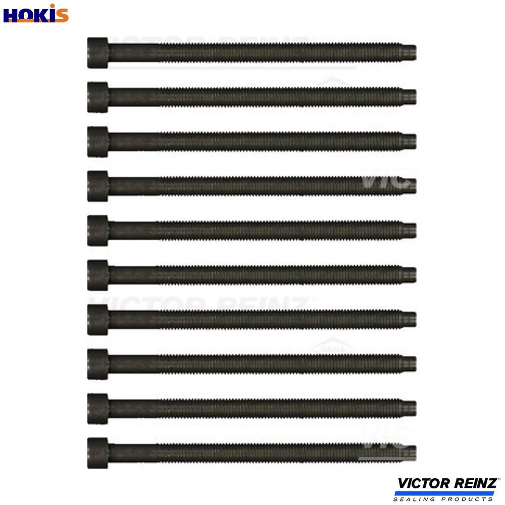 CYLINDER HEAD BOLT SET 14-32122-01 FOR ARL 4cyl