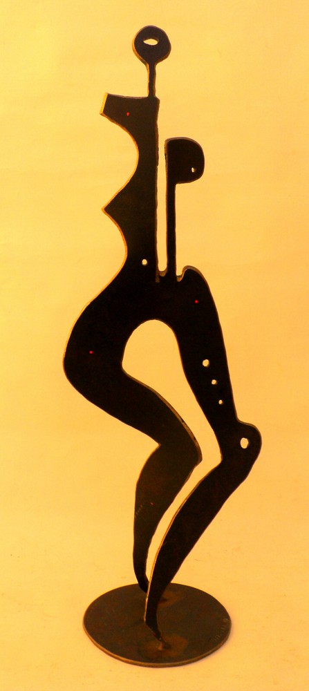 Bella Donna Abstract Female Metal Sculpture Art by TIHANY-image