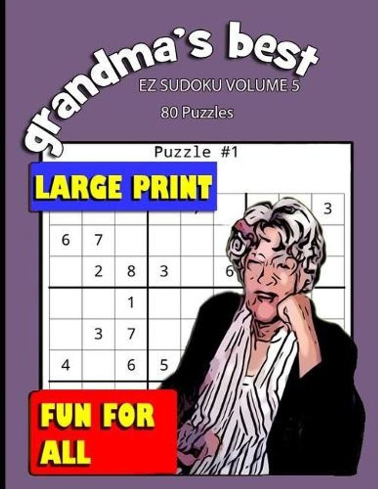 Grandma's Best EZ Sudoku: Volume 5 by Erika Simmons (English) Paperback Book
