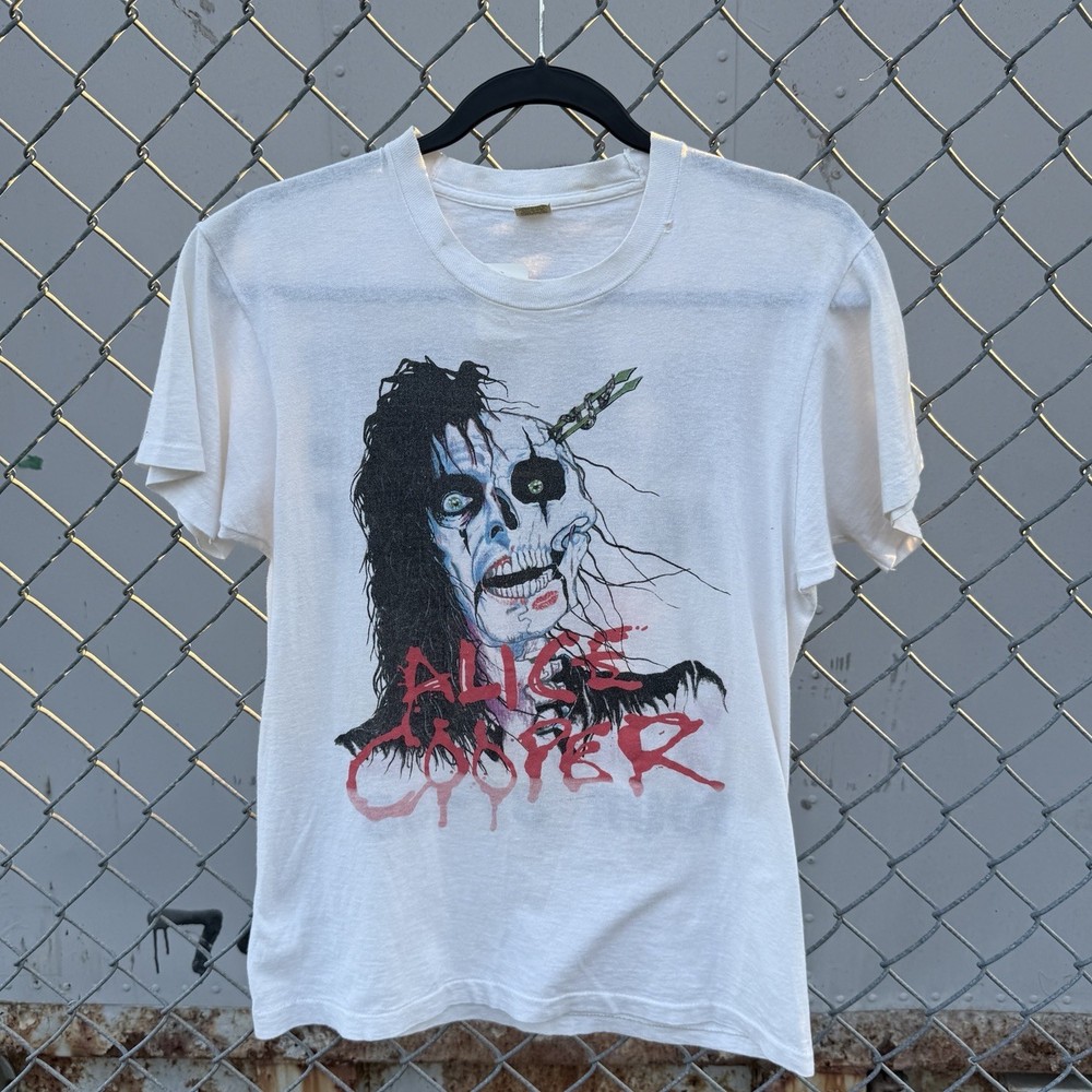Vintage 1987 Alice Cooper Concert T-Shirt - Large