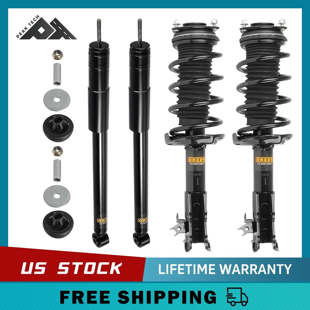 Front Struts Rear Shocks for 2006-11 Honda Civic 1.8L Sedan Acura CSX No Type-S