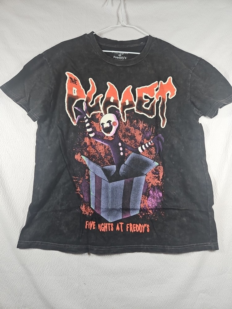 Five Nights At Freddy's The Puppet Portrait T-Shirt, Medium, Black