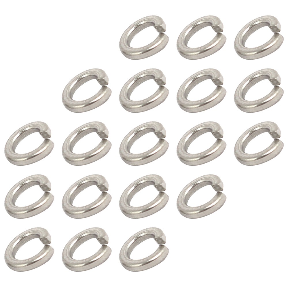 100 x Split Lock Washer M2 304 Stainless Steel Spring Washer Elastic Gasket