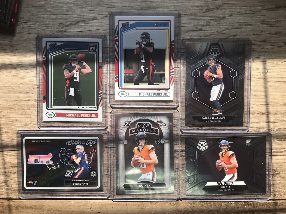2024 Panini Donruss Mosaic Optic Rookie QB Card Lot Penix Nix Maye Williams RC