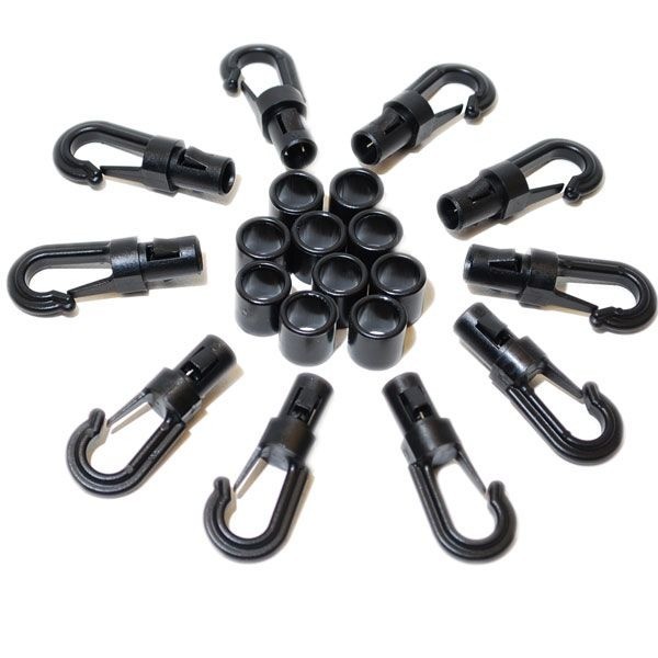 Nexus Boat Shock Cord Storage Hooks 1568I00 | (Set of 10)