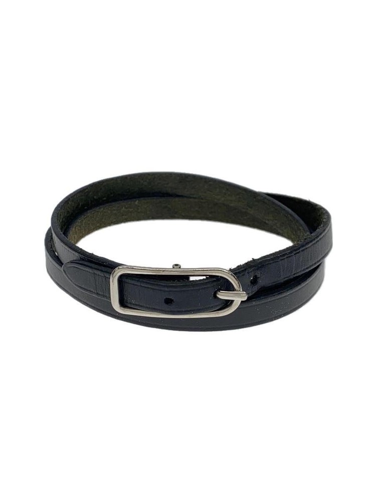 Hermes Black Leather Bracelet for Men Model 3207