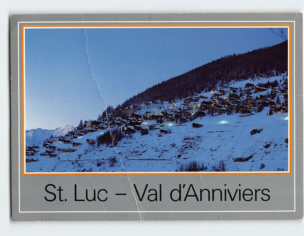 Postcard St. Luc Val d Anniviers Switzerland