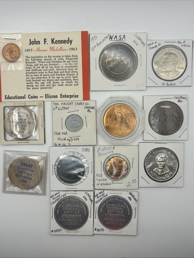 Lot Of 13 Medals & Tokens
