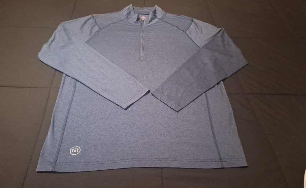 Travis Mathew 1/4 Zip Pullover Mens L Lightweight Long Sleeve Golf Performance
