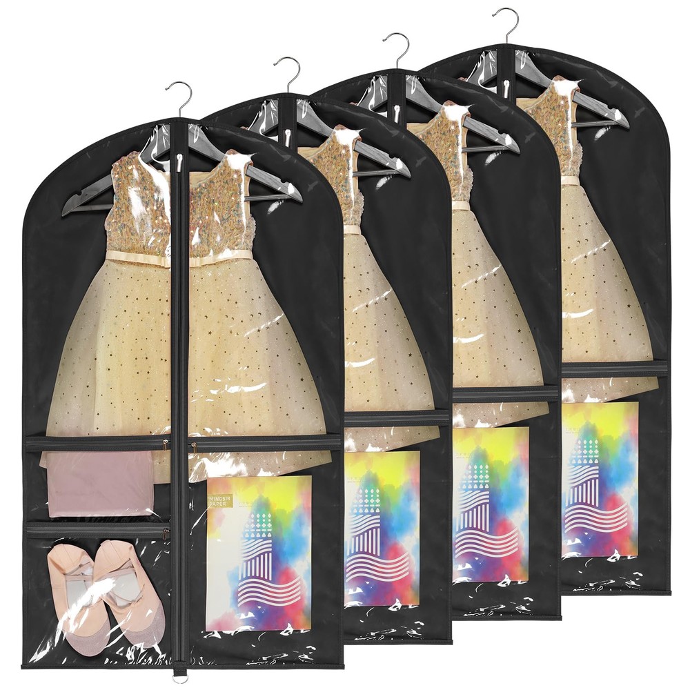 Univivi 40 Inch Hanging Dance Costume Garment Bag for Competition Storage