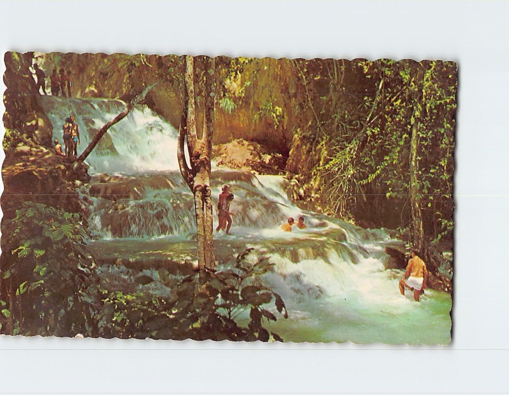 Postcard Dunns River Falls Ocho Rios Jamaica