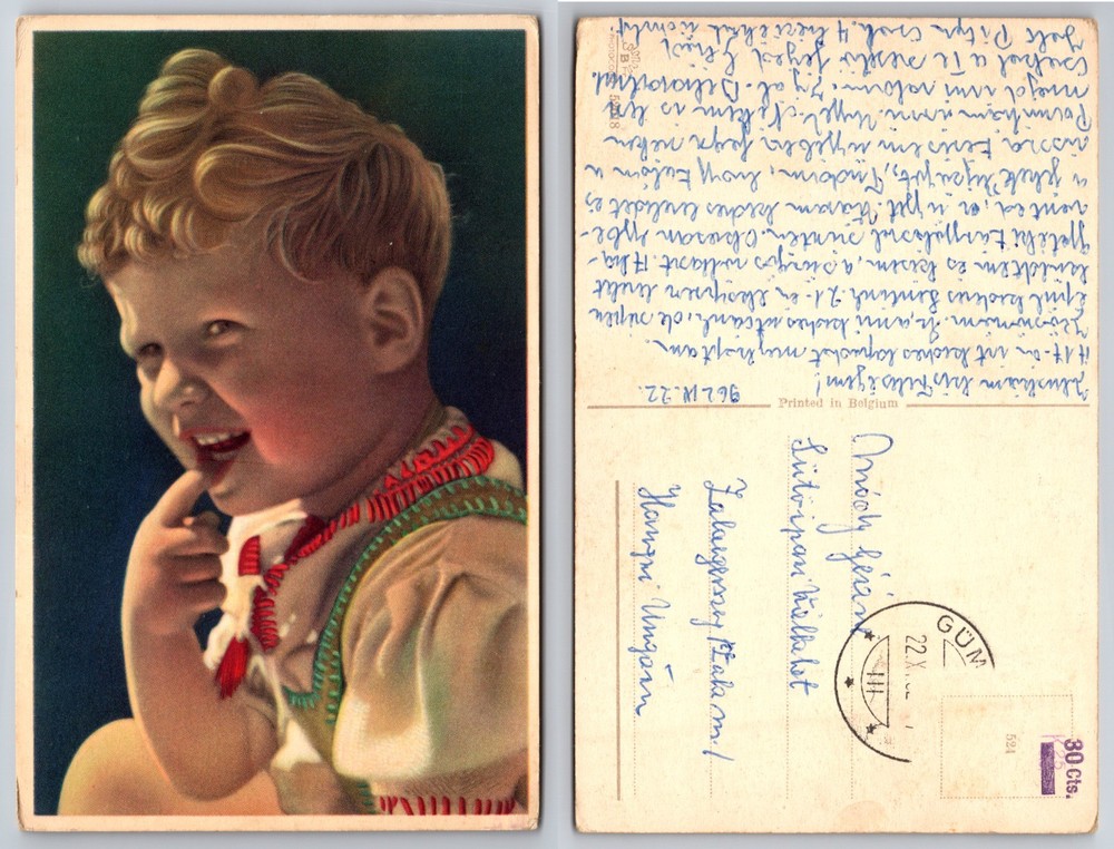 Smiling Child Portrait Postcard