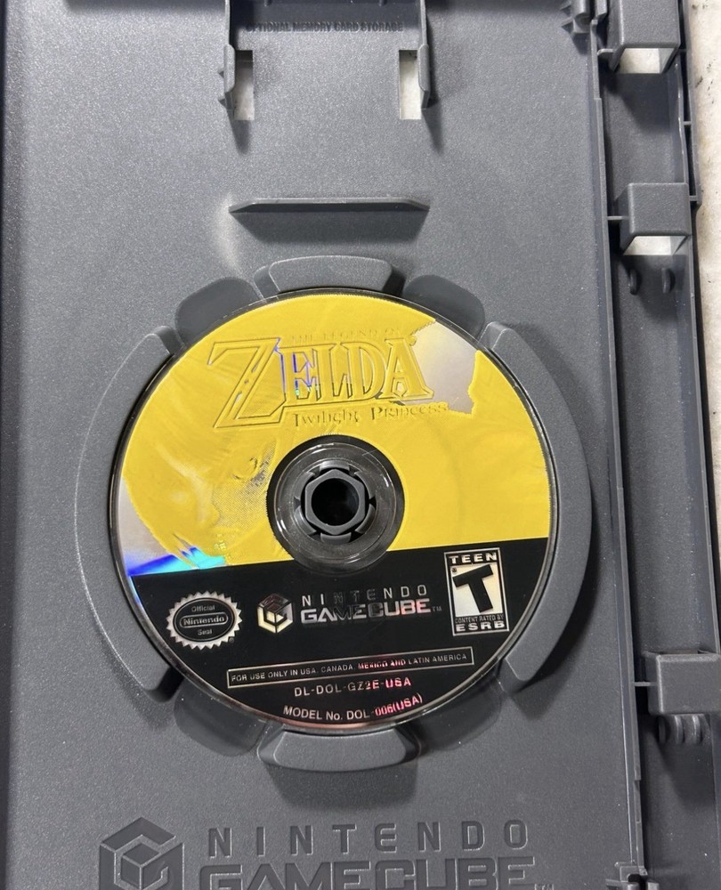 The Legend of Zelda: Twilight Princess (Nintendo GameCube, 2006) Disc Only Works