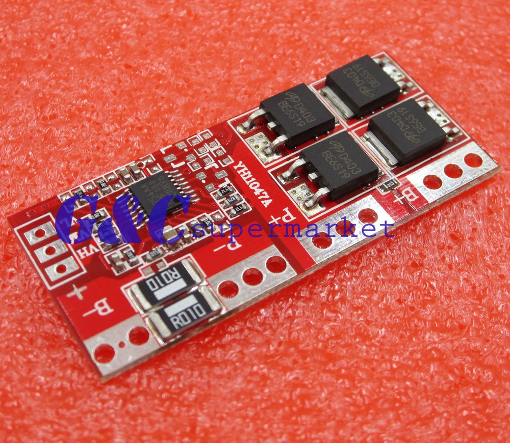 4S 15A Li-ion Lithium Battery 18650 Charger Protection Board 14.4V 14.8V 16.8V