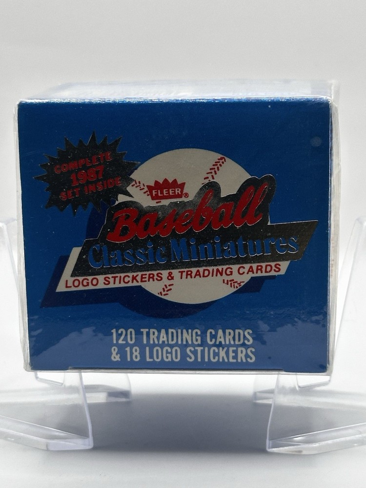 1987 Fleer Baseball Classic Miniatures Factory Sealed Set