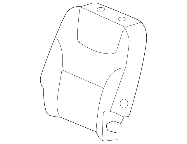 Genuine Honda Seat Back Pad 81722-SHJ-A21
