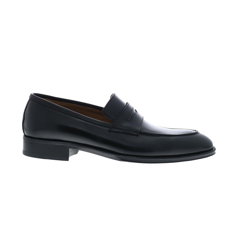 Pastori by Di Bianco Titus Nappa Mens Black Loafers & Slip Ons Penny Shoes 7