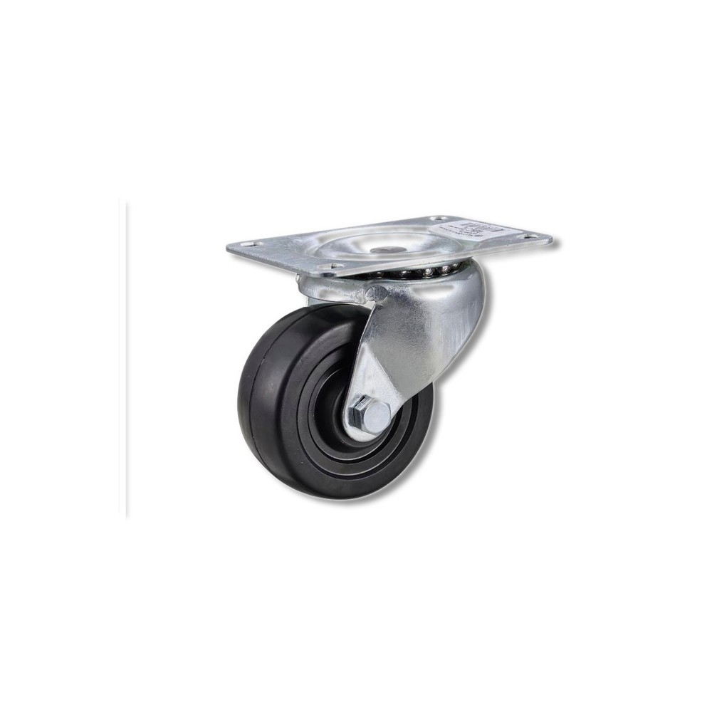 Projex 3 in Swivel Soft Rubber Caster 175 lb 9479