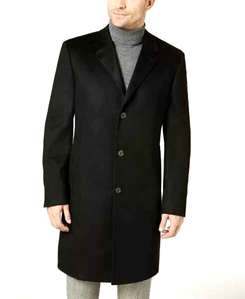 Ralph Lauren men's Classic 100% Cashmere Overcoat Top Coat - 40R -retail $1200