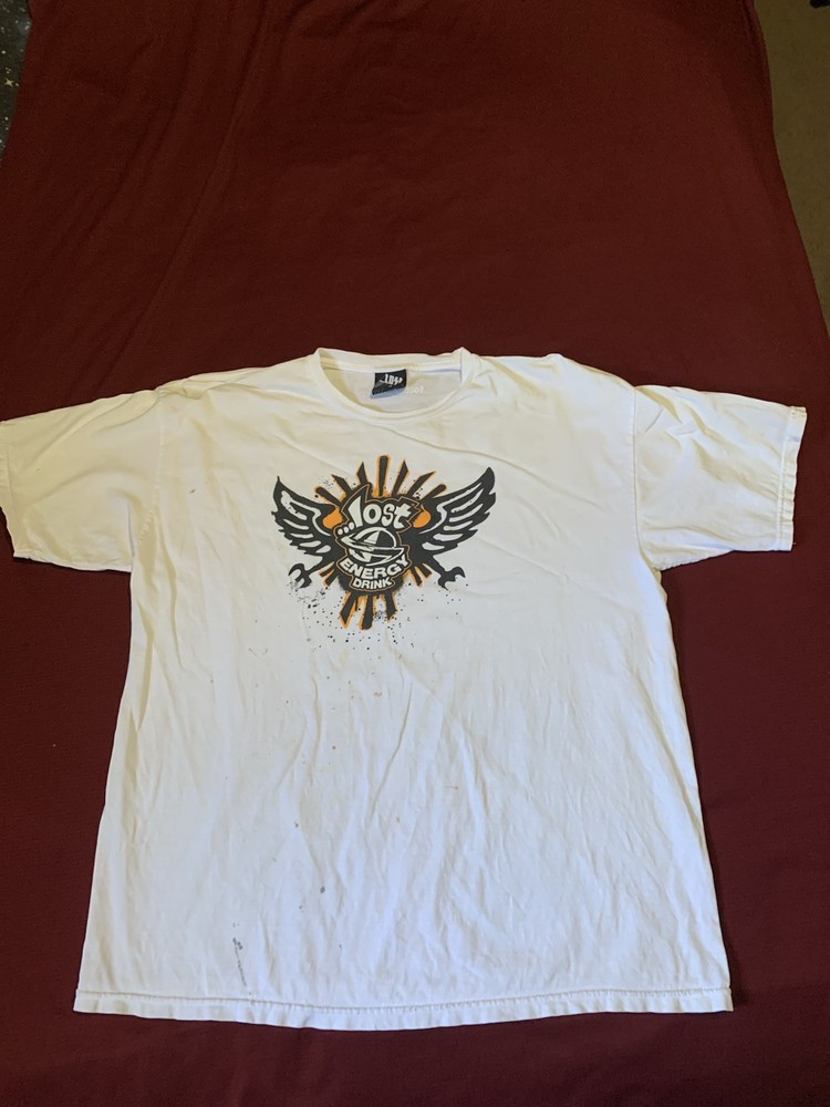 Vintage Y2K Rare Lost Enterprises Energy Drink Shirt Men’s Large Skateboarding