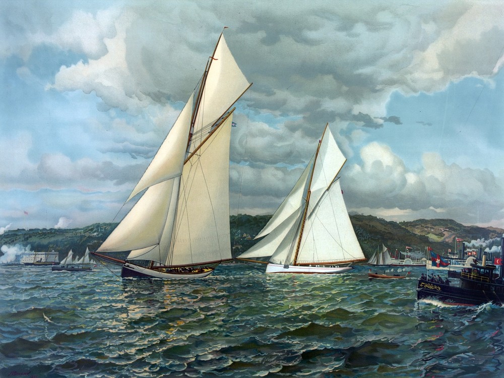 Decor War Poster. Fine Graphic Art. Sailing Boats.Interior Home Wall Design 1237