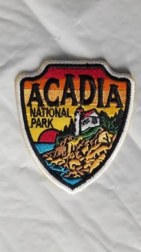 Acadia National Park Maine Embroidered Patch Iron On Sew Travel-image