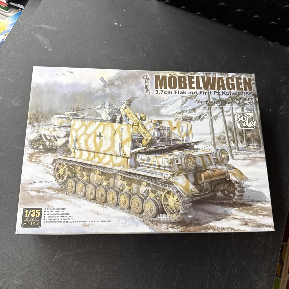 Border BT-007 Mobelwagen 1/35 Scale Model Kit Flak auf Fgst Pz. Kpfw. IV(Sf)