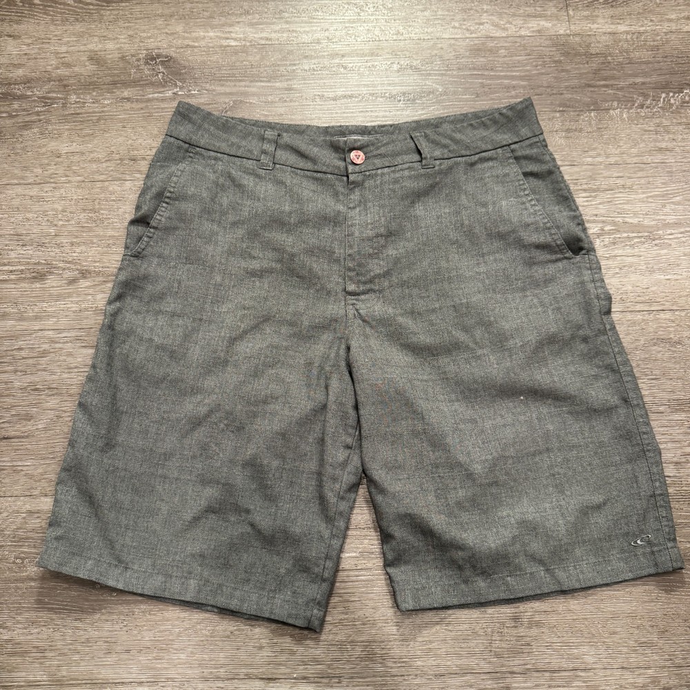 ONeill Shorts Mens 34 Gray Casual Knit Golf Preppy Surfer 10