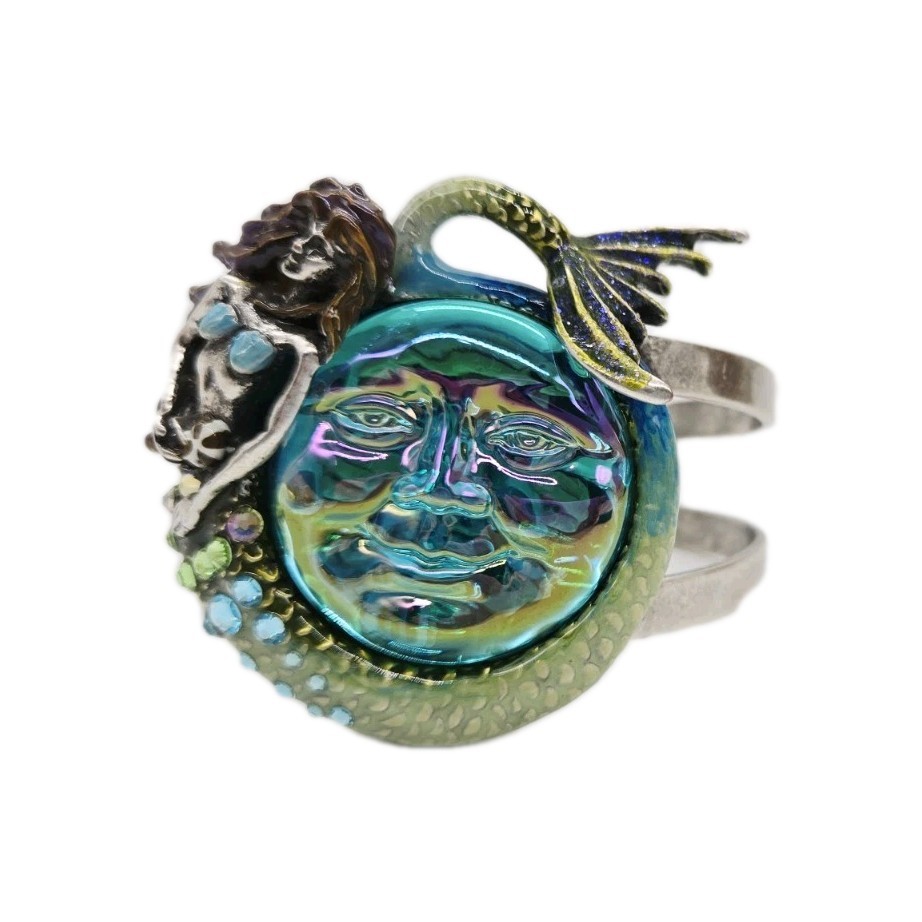 Kirks Folly Marina Mermaid Seaview Water Moon Cuff Bracelet Wild Freedom LEGACY
