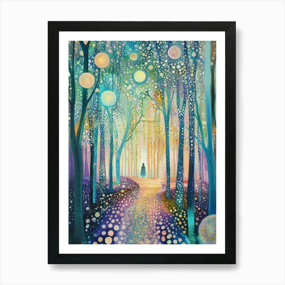 Forest Path 2 Art Print Framed Wall Art Poster Canvas Print Picture
