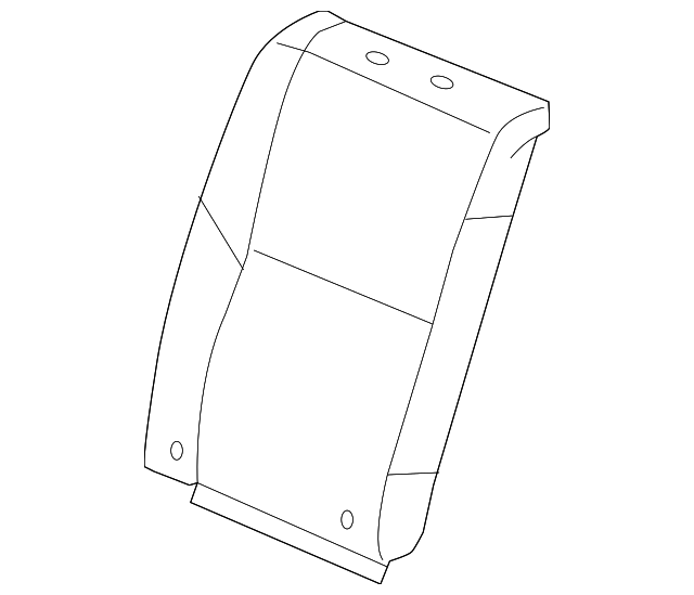 Genuine Honda Seat Back Cover 82121-TS8-A41ZB