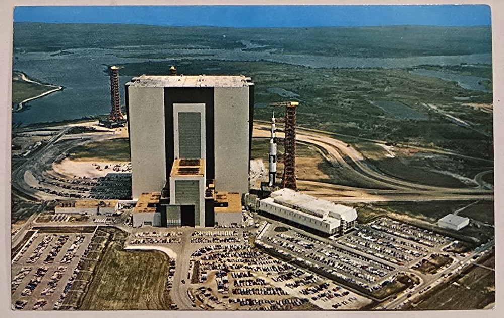 Vintage Postcard John F. Kennedy  Space Center NASA Florida USA