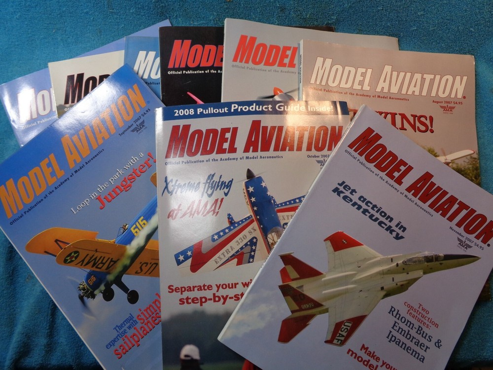 2007 Model Aviation Magazine Lot Academy of Aeronautics AMA Official RC Airplane-image