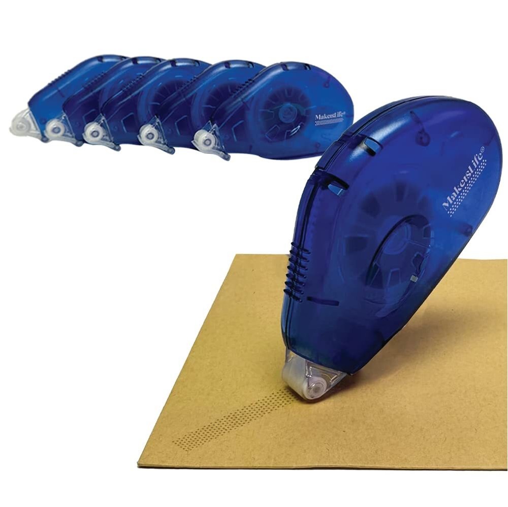 Double Sided Adhesive Tape for Crafts. Repositionable DOTS. (5 Pack)