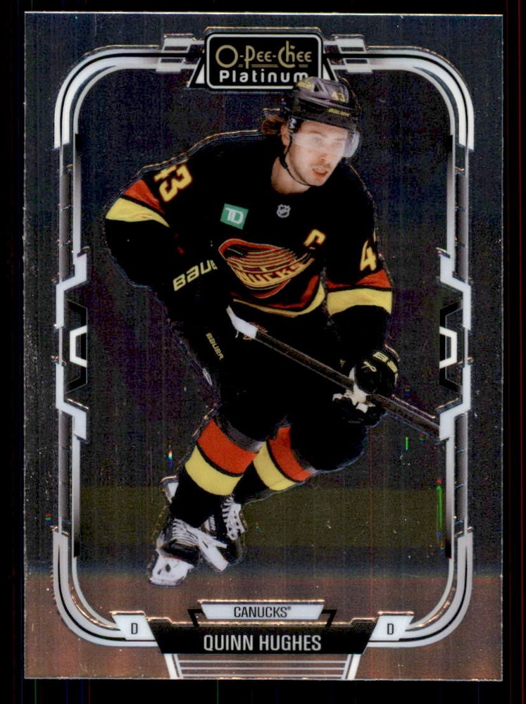 2025-26 O-Pee-Chee Platinum #129 Quinn Hughes Vancouver Canucks