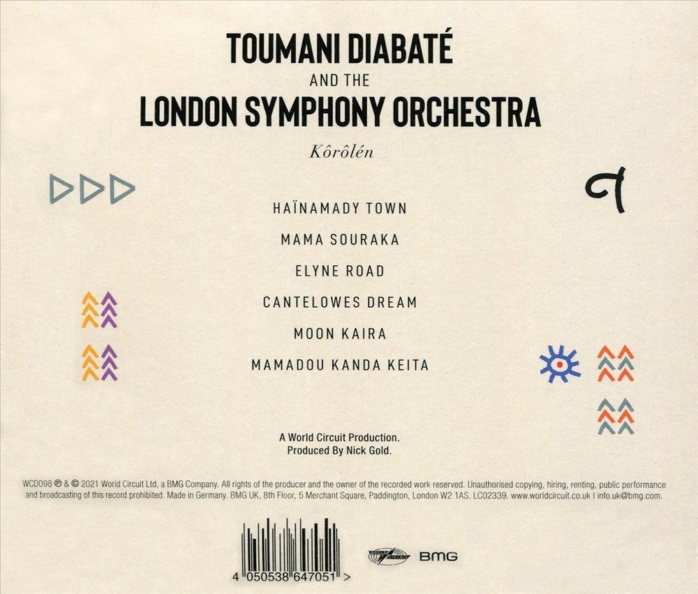Toumani Diabaté/London Symphony Orchestra Kôrôlén New Cd