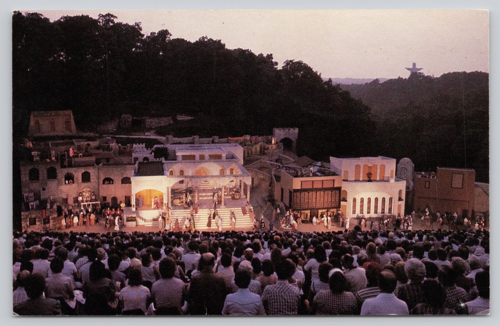Eureka Springs Arkansas The Great Passion Play Chrome Postcard Unposted