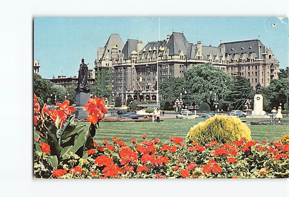 Postcard Empress Hotel Victoria BC Canada