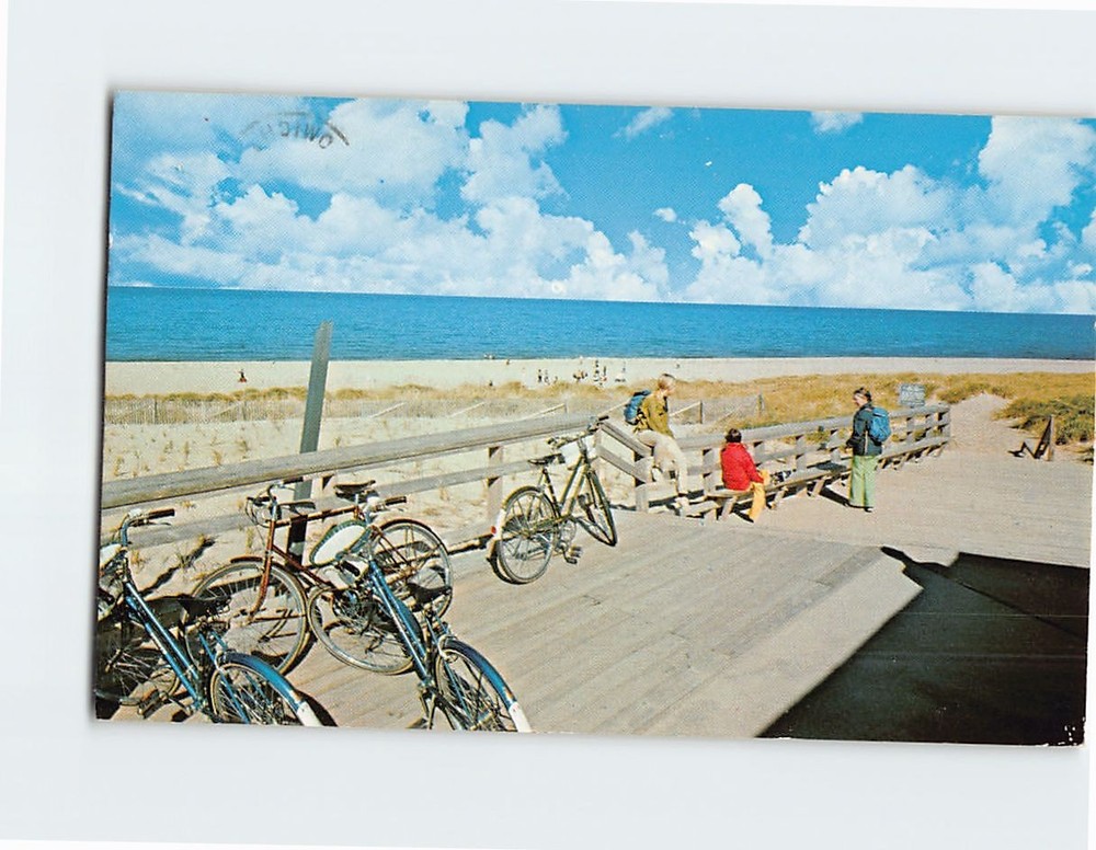 Postcard Time Out National Seashore Cape Cod Massachusetts USA